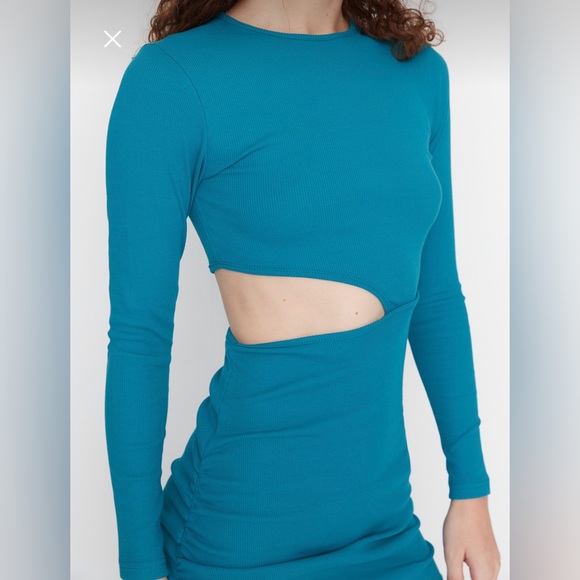 Cut out Ribbed knit dress size S - Picture 3 of 5